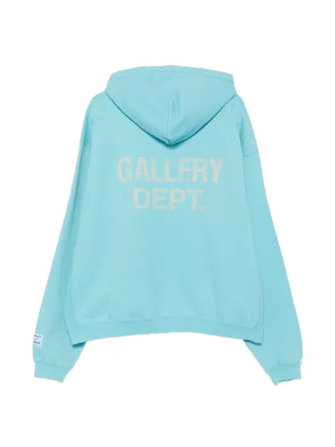 GALLERY DEPT. paint-splatter logo-print hoodie