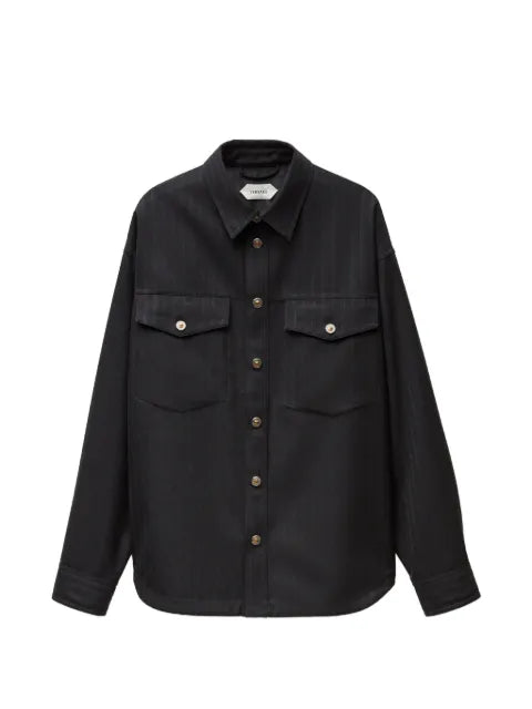 Versace jacquard wool blouson