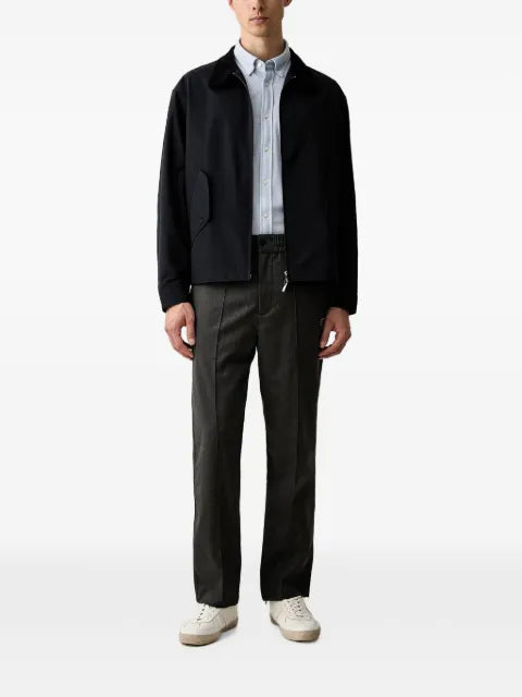 Emporio Armani blouson jacket with high collar and angled flap pockets