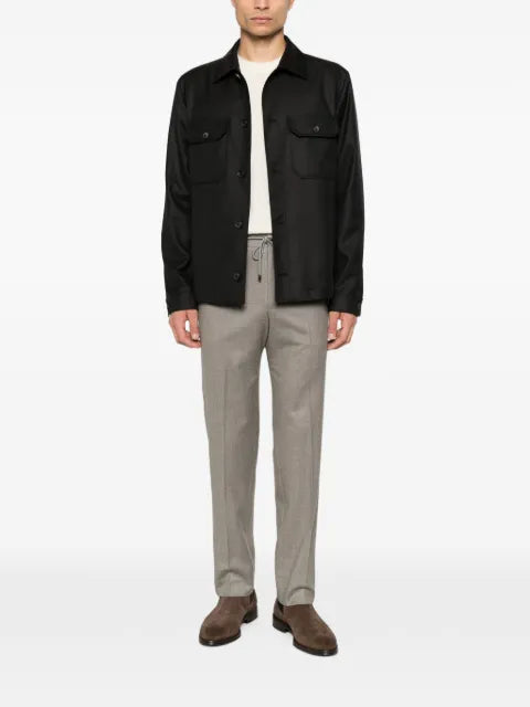 Corneliani button-up chest-pocket jacket