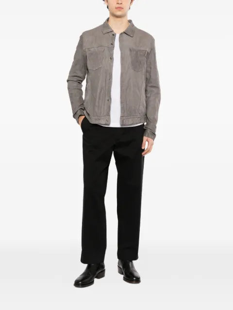 Giorgio Brato washed leather jacket