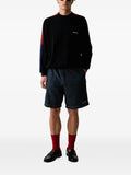 Armani Exchange logo-embroidered side-stripe sweater