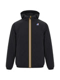 K-Way Le Vrai 4.0 Claude logo-patch hooded jacket
