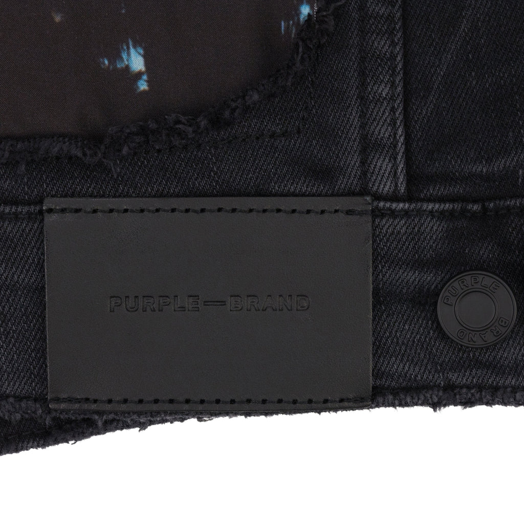 Black Purple x Blue Sky Trucker Jacket