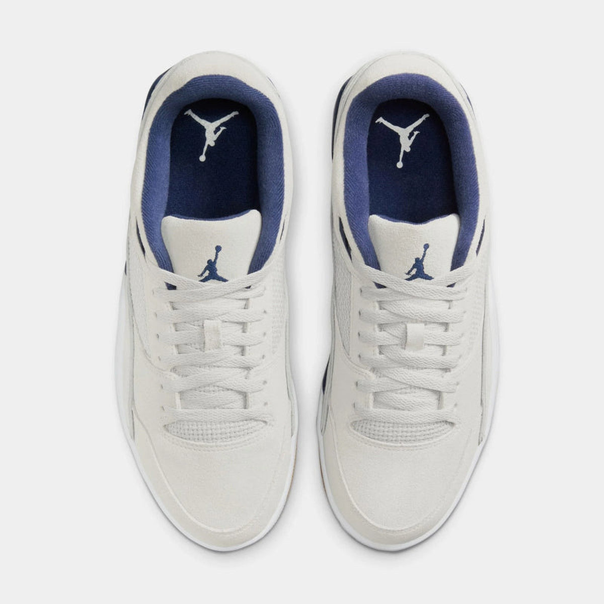 Flight Court Mens Basketball Shoes (Neutral GreyMidnight NavyWhite)