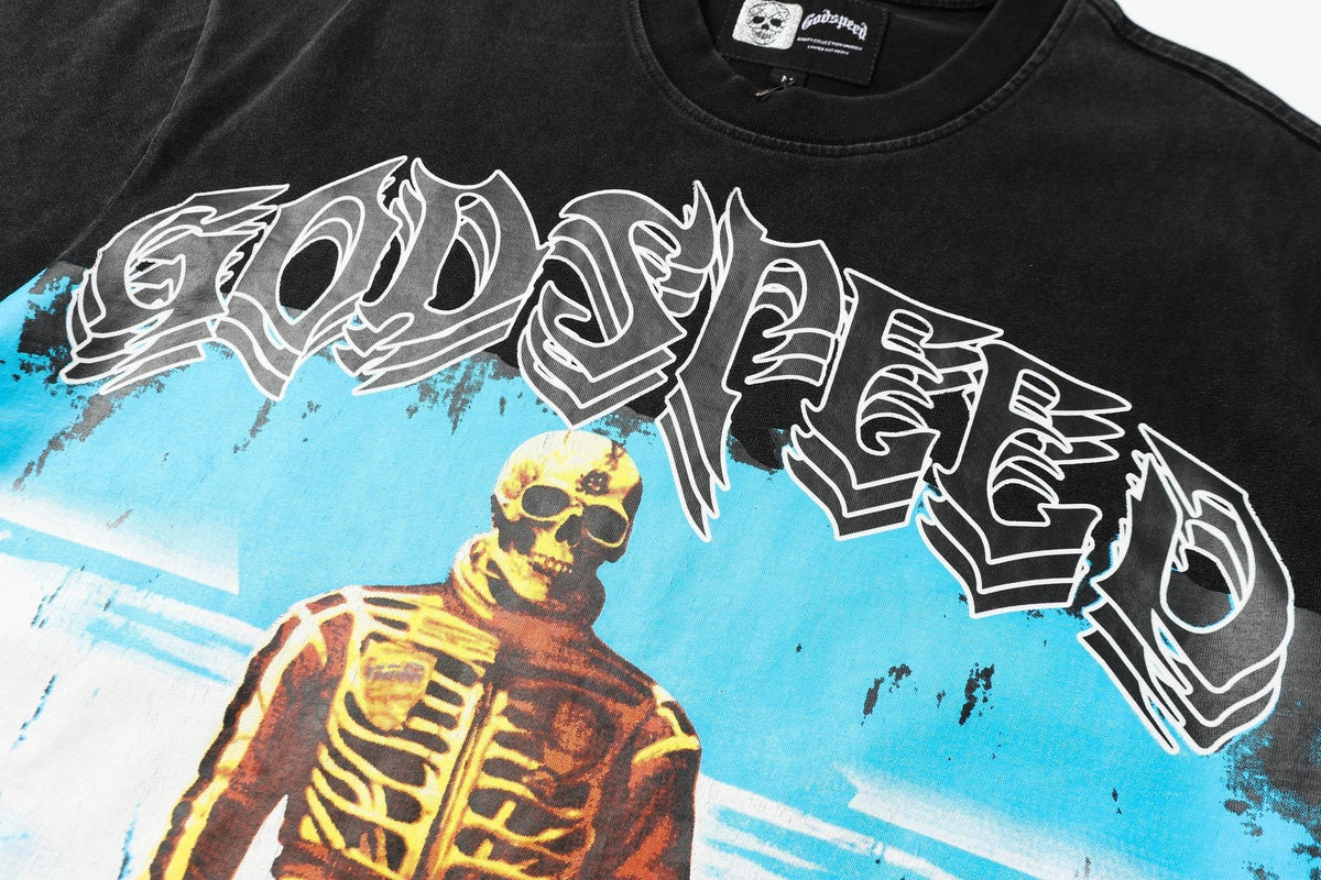 Godspeed Desert Skeleton Graphic Short-Sleeve T-Shirt