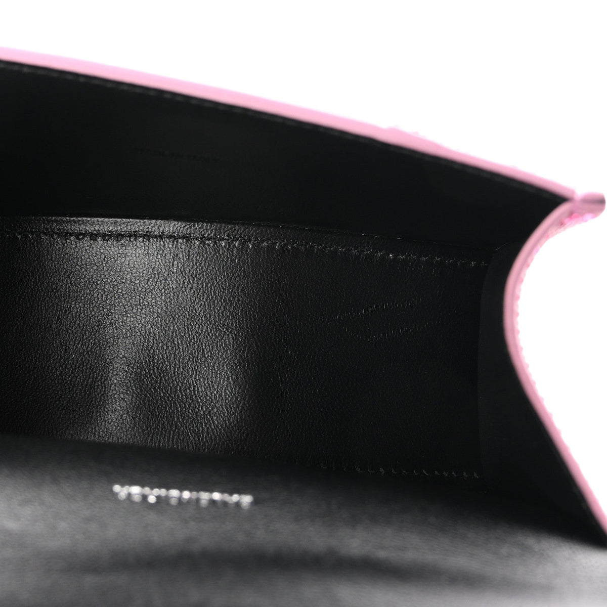 Strass Suede Hourglass Top Handle Bag XS Pink