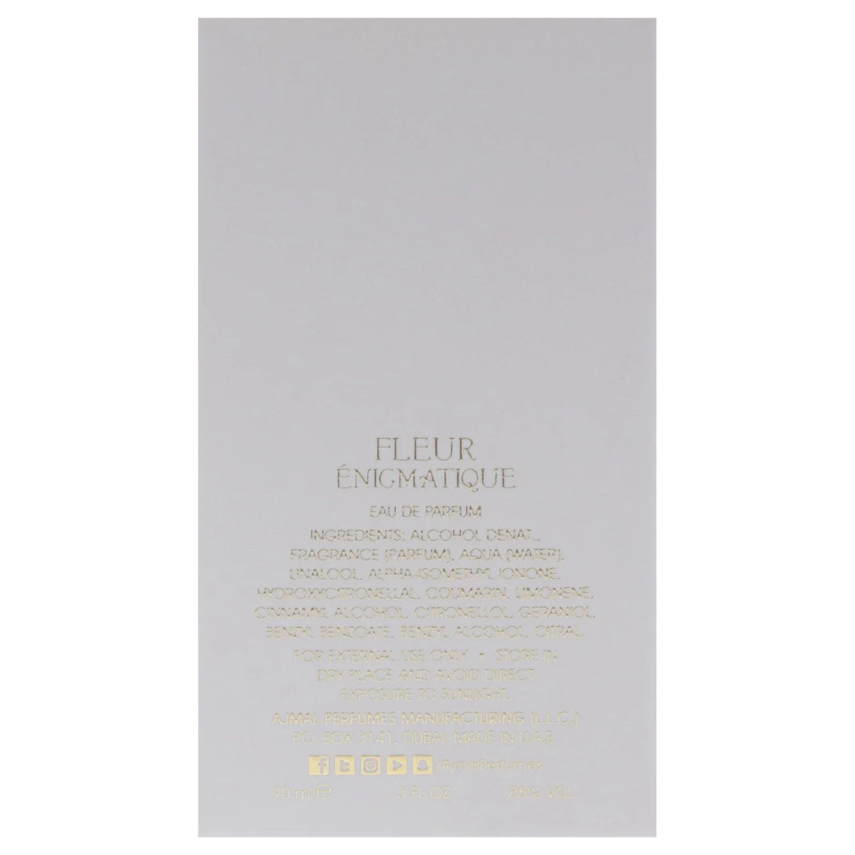 Ajmal Fleur Enigmatique EDP Spray 90ml Unisex