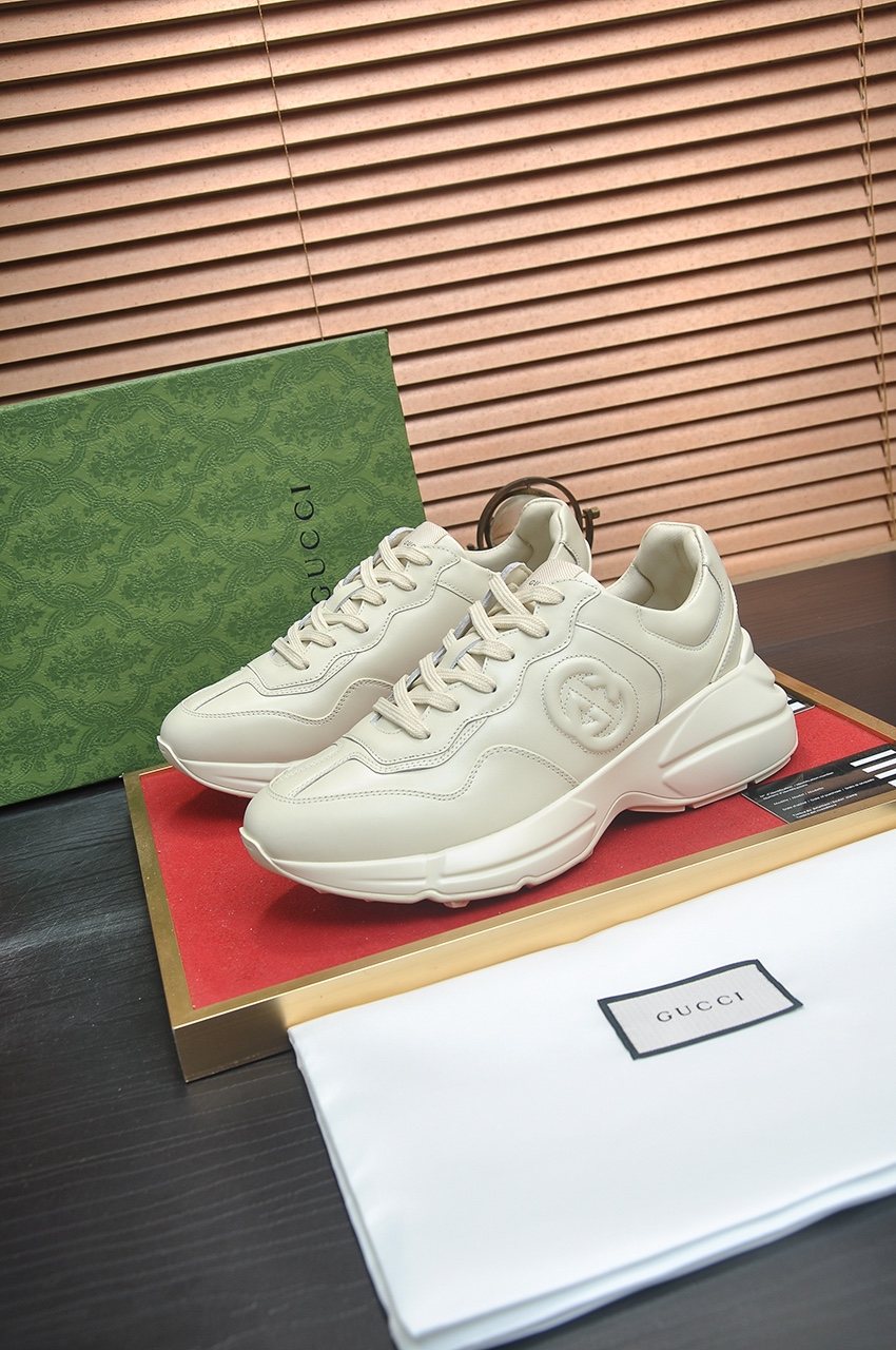 Gucci Off-White Chunky Sole Sneakers