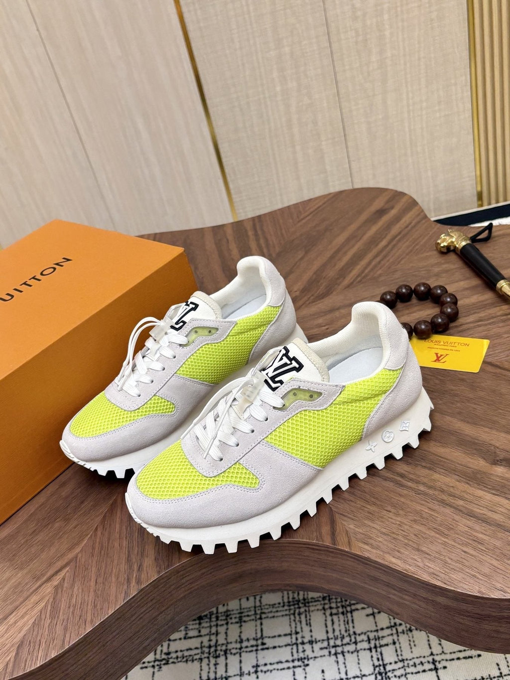 Louis Vuitton Color-Block Low-Top Sneakers